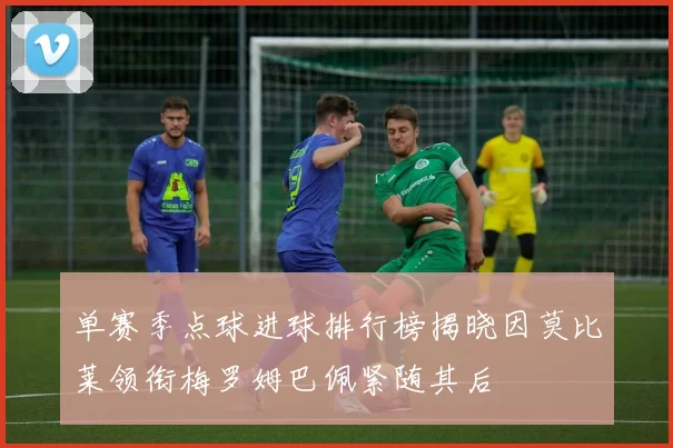单赛季点球进球排行榜揭晓因莫比莱领衔梅罗姆巴佩紧随其后